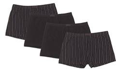 Frank Fields Herren Retro-Pants aus Baumwolljersey, Pants für Männer, Shorts Herren, 4er Pack von GröÃŸe 5/M bis14/6XL, Farbe:schwarz, GröÃŸe:5XL von Frank Fields