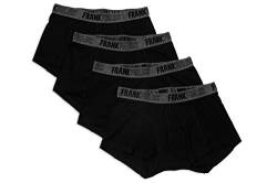 Frank Fields Herren Retro-Pants aus Bio-Baumwolle, 4 Stück, Farbe:schwarz, Größe:3XL von Frank Fields