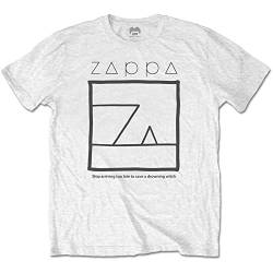 Frank Zappa Unisex Zapts10mw04 T-Shirt, weiß, XL von Frank Zappa