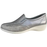 Franken-Schuhe Franken Schuhe Damen Slipper 220-2 silver Slipper von Franken-Schuhe