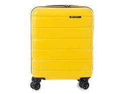 Franky Spinner Handgepäck Hartschalenkoffer mit TSA-Schloss gelb von Franky