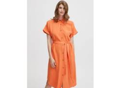 fransa Blusenkleid Damen Viskose Rundhals, orange von Fransa