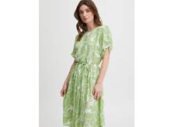 fransa Blusenkleid Damen Viskose Rundhals gemustert, grün von Fransa