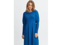 fransa Kleid Damen Viskose Rundhals, blau von Fransa
