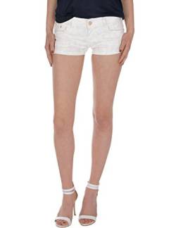 Fraternel Damen Hose Shorts Glitzer Hotpants Weiss L / 40 von Fraternel