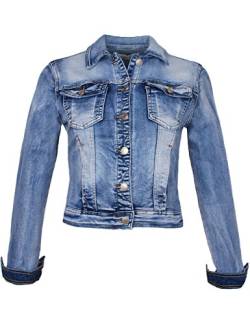 Fraternel Damen Jacke Jeansjacke Denim Jacket talliert Blau L / 40 von Fraternel