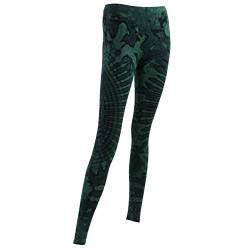 Freak Scene Leggings - Batik - Muster 07 - schwarz - grün-blau von Freak Scene