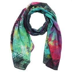 Freak Scene Superfreak Schal - Bamboo - bunt tie dye - 40x140 cm - Halstuch von Freak Scene