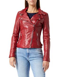 Freaky Nation Damen Biker Princess Jacke, Rot (Apple 4068), L von Freaky Nation