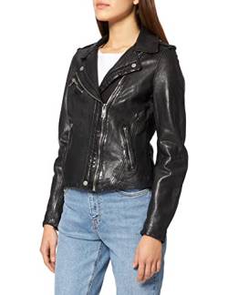 Freaky Nation Damen My Luck-FN Lederjacke, Black, XL von Freaky Nation