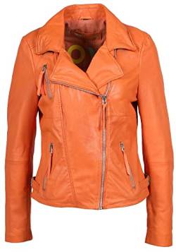 Freaky Nation Damen New Biker Princess Lederjacke, Melon, L von Freaky Nation