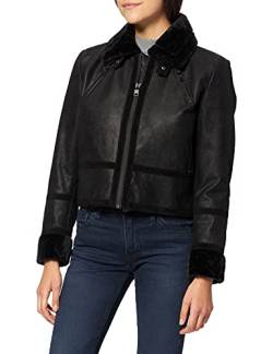 Freaky Nation Damen Sweet Cold-FN Lederjacke, Black/Black, L von Freaky Nation