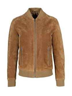 Freaky Nation Herren Ted-FN Lederjacke, Cognac, XXL von Freaky Nation