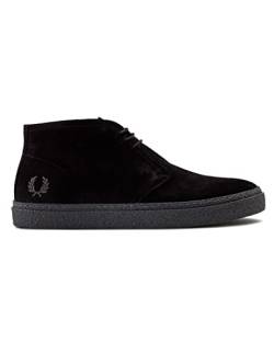 Fred Perry Hawley-Stiefel, Wildleder, Schwarz, Schwarz , 44 EU von Fred Perry