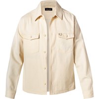 Fred Perry Herren Overshirt weiß Baumwolle unifarben von Fred Perry