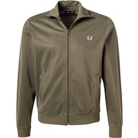 Fred Perry Herren Trainingsjacke grün unifarben von Fred Perry