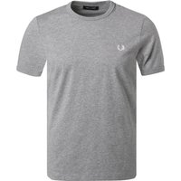 Fred Perry Herren T-Shirt grau Baumwolle meliert von Fred Perry