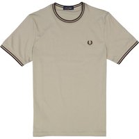 Fred Perry Herren T-Shirt grau Baumwolle von Fred Perry