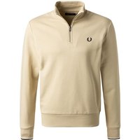 Fred Perry Herren Troyer beige Baumwolle unifarben von Fred Perry