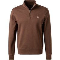 Fred Perry Herren Troyer braun Baumwolle unifarben von Fred Perry