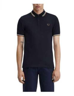 Fred Perry Herren Zweireihiges Shirt Unterhemd, u86, M von Fred Perry