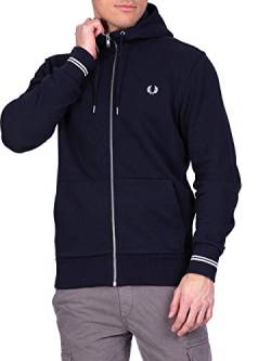Fred Perry Hooded Sweatjacke Herren - S von Fred Perry