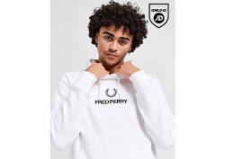 Fred Perry Stack Overhead Hoodie - Herren, White von Fred Perry