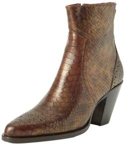 Fred de la Bretoniere Damen Blaire with Brogue Print Ankle Boot, Dark Brown, 39 EU von Fred de la Bretoniere