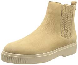 Fred de la Bretoniere Damen FRS1178 Chelsea Ankle Boot Nubuck Leather, Taupe, 42 EU von Fred de la Bretoniere