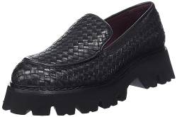 Fred de la Bretoniere Damen ROMEE Woven Loafer, Black, 38 EU von Fred de la Bretoniere