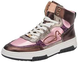 Fred de la Bretoniere Damen YARA high Sneaker, Pink, 38 EU von Fred de la Bretoniere