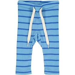Fred's World by Green Cotton Baby Boys Alfa Stripe Pants Jogger, Bunny Blue, 98 von Fred's World by Green Cotton
