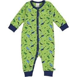 Fred's World by Green Cotton Baby Boys Dinosaur Bodysuit and Toddler Sleepers, Lime/Happy Blue/Deep Blue/Earth Green, 62 von Fred's World by Green Cotton