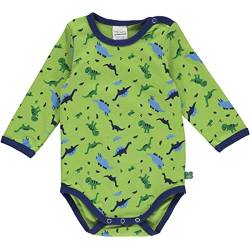 Fred's World by Green Cotton Baby Boys Dinosaur l/s Body Base Layer, Lime/Happy Blue/Deep Blue/Earth Green, 98 von Fred's World by Green Cotton