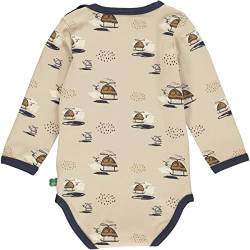 Fred's World by Green Cotton Baby Boys Helicopter l/s Body and Toddler Sleepers, Sand, 92 von Fred's World by Green Cotton