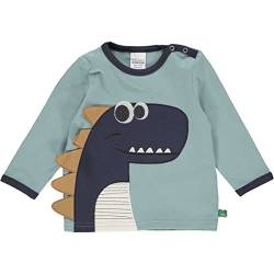 Fred's World by Green Cotton Baby Boys Hello Dino l/s T-Shirts and Tops, Mineral, 86 von Fred's World by Green Cotton