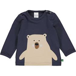 Fred's World by Green Cotton Baby Boys Polar Bear l/s T-Shirts and Tops, Night Blue, 74 von Fred's World by Green Cotton