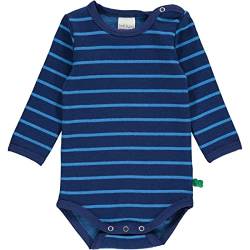 Fred's World by Green Cotton Baby Boys Stripe l/s Body Base Layer, Deep Blue/Happy Blue, 98 von Fred's World by Green Cotton