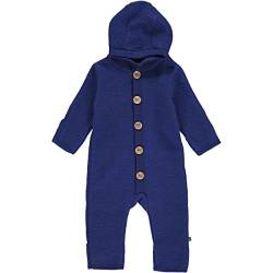 Fred's World by Green Cotton Baby Boys Wool Fleece Suit Snowsuit, Deep Blue, 68/74 von Fred's World by Green Cotton