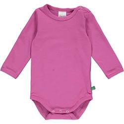 Fred's World by Green Cotton Baby Girls Alfa l/s Body Base Layer, Fuchsia, 68 von Fred's World by Green Cotton