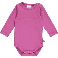 Fred's World by Green Cotton Baby Girls Alfa l/s Body Base Layer, Fuchsia, 80 von Fred's World by Green Cotton