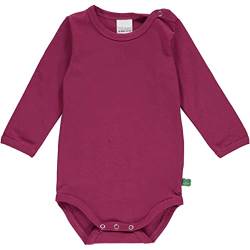 Fred's World by Green Cotton Baby Girls Alfa l/s Body Base Layer, Plum, 62 von Fred's World by Green Cotton