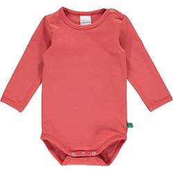 Fred's World by Green Cotton Baby Girls Alfa l/s Body and Toddler Sleepers, Cranberry, 68 von Fred's World by Green Cotton