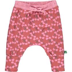 Fred's World by Green Cotton Baby Girls Cherry Volume Pants Jogger, Cranberry, 74 von Fred's World by Green Cotton