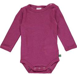 Fred's World by Green Cotton Baby Girls Wool Body Base Layer, Plum, 74 von Fred's World by Green Cotton