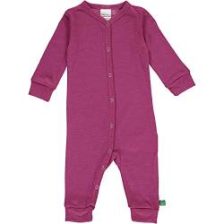 Fred's World by Green Cotton Baby Girls Wool Bodysuit and Toddler Sleepers, Plum, 92 von Fred's World by Green Cotton