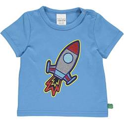 Fred's World by Green Cotton Baby - Jungen Hello Space S/S Baby T Shirt, Happy Blue, 92 EU von Fred's World by Green Cotton