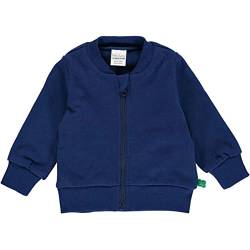 Fred's World by Green Cotton Baby - Jungen Zip Jacket Baby Cardigan Sweater, Deep Blue, 56 EU von Fred's World by Green Cotton