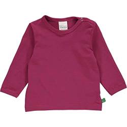 Fred's World by Green Cotton Baby - Mädchen Alfa L/S Baby T Shirt, Plum, 68 EU von Fred's World by Green Cotton