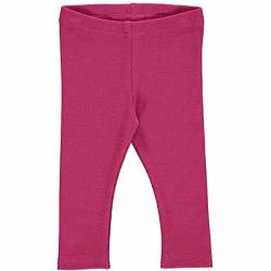 Fred's World by Green Cotton Baby - Mädchen Alfa Rib Baby Leggings, Plum, 80 EU von Fred's World by Green Cotton